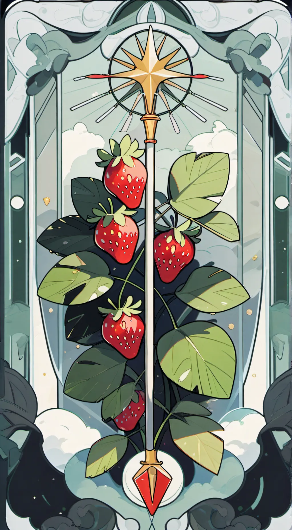 ai character: Fruitcake angst? background