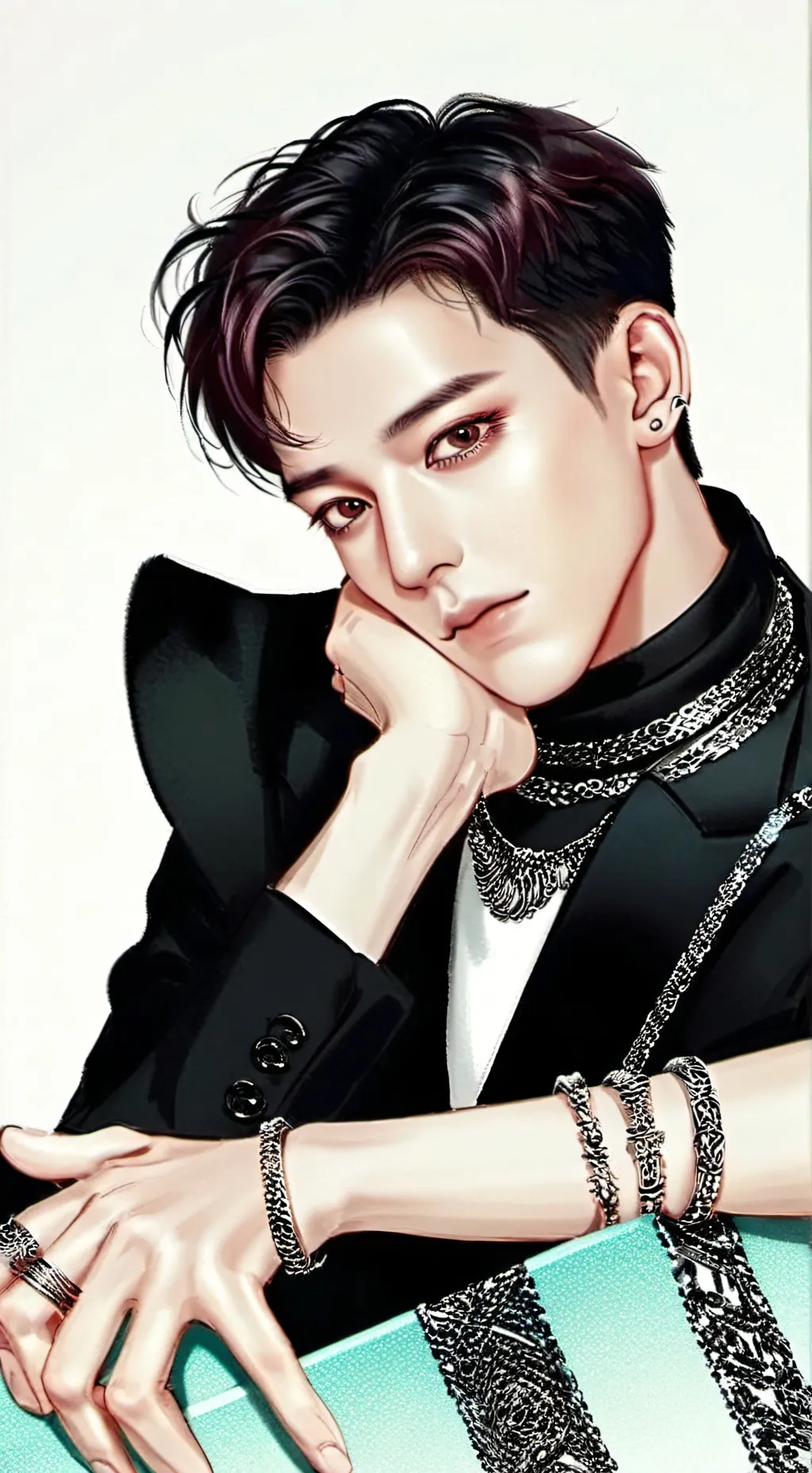 ai character: Jiyong (GD) background