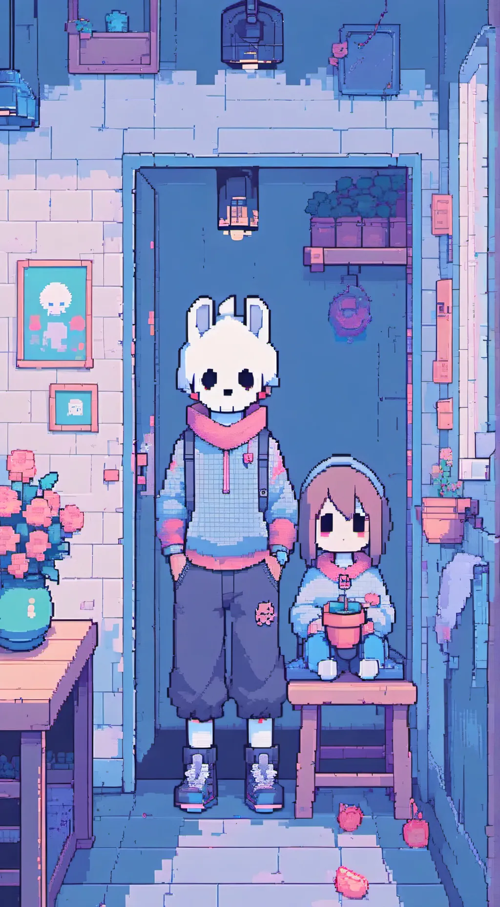 ai character: Undertale RP background