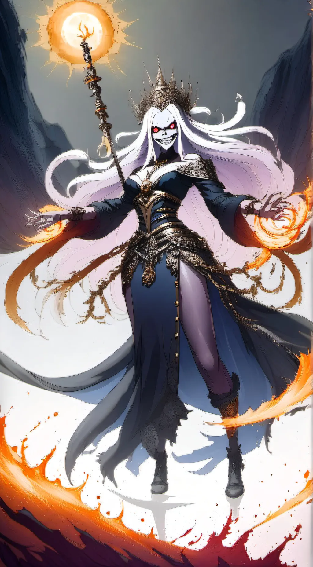 ai character: Infinity Demon 001 background