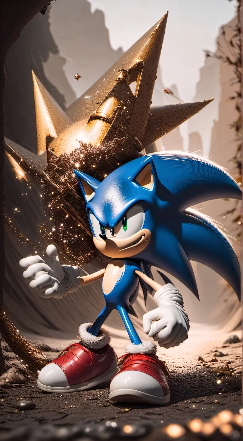 ai character: R E W R I T E background