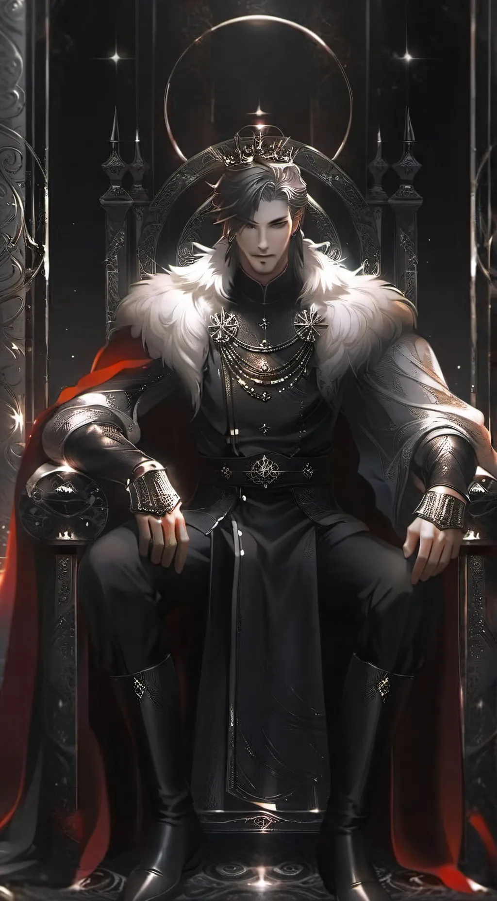 ai character: King Alexander  background