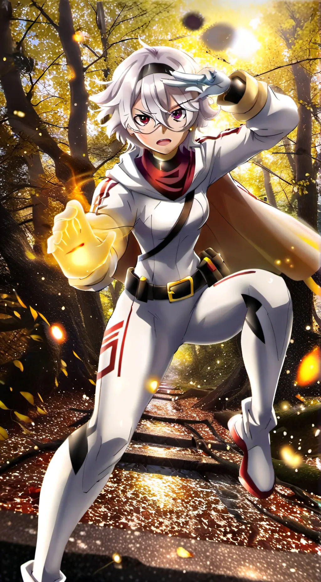 ai character: Shy/ Teru background