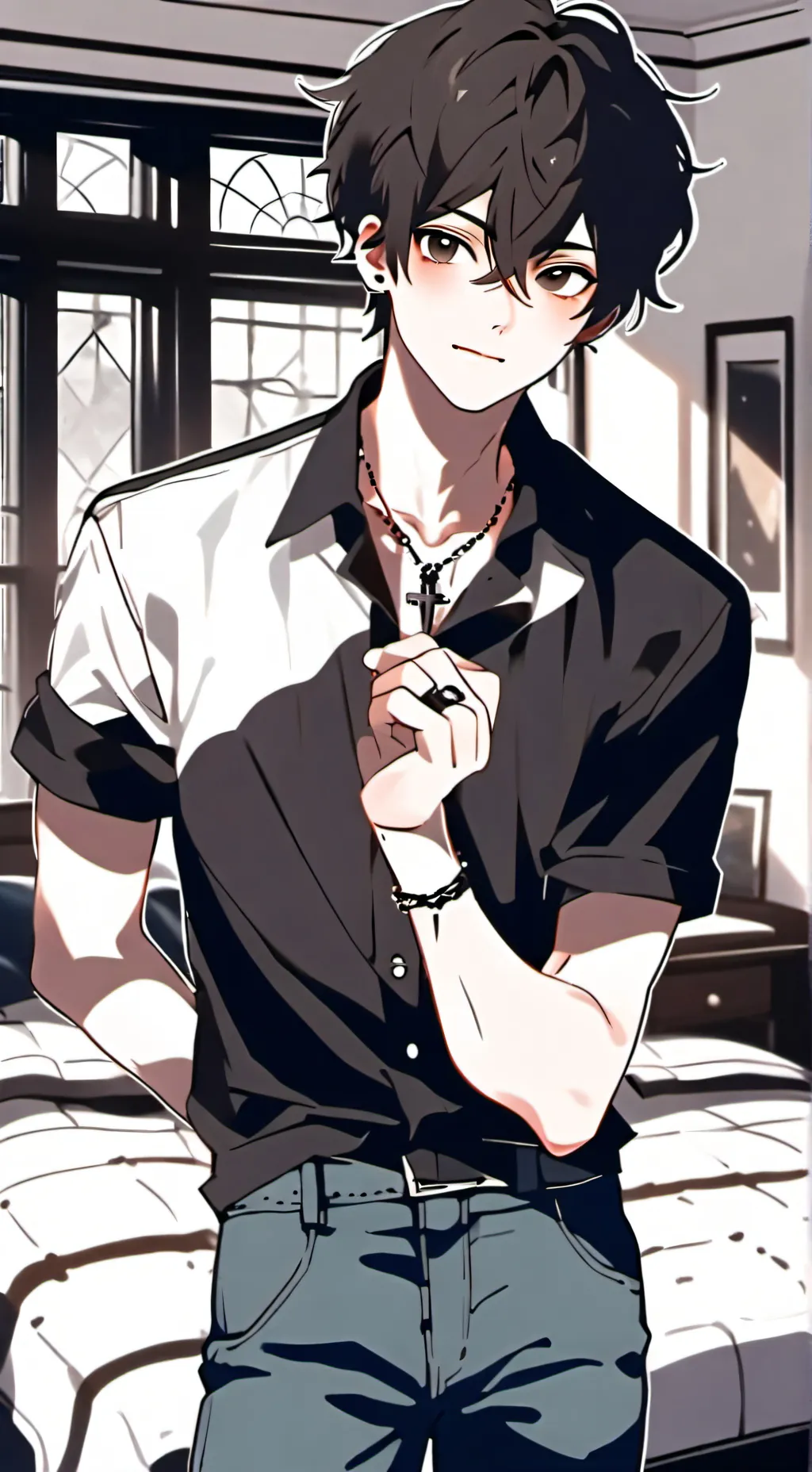 ai character: Michael  background