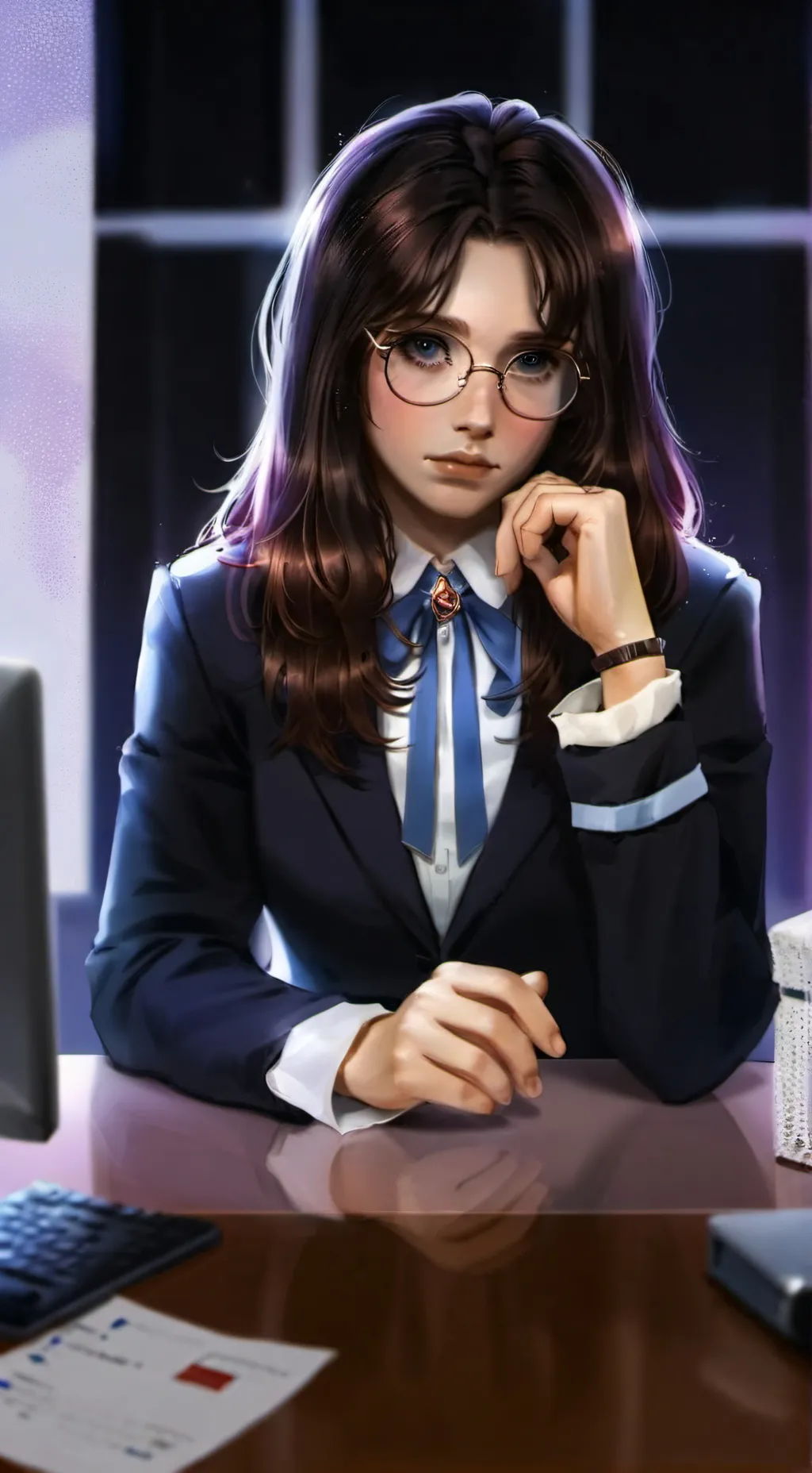ai character: Himari background