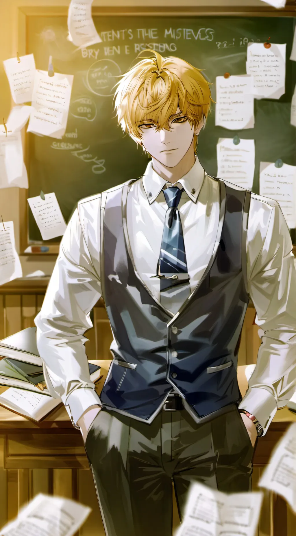 ai character: Mark background
