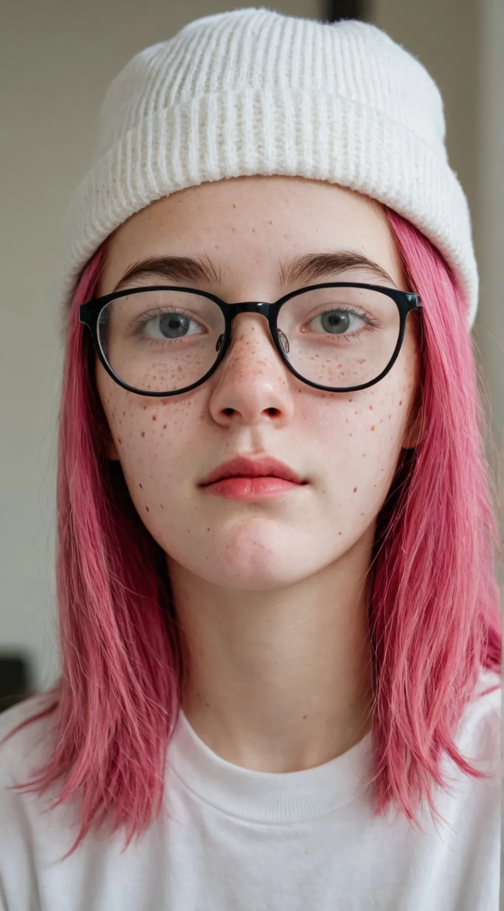 ai character: Ashley  background