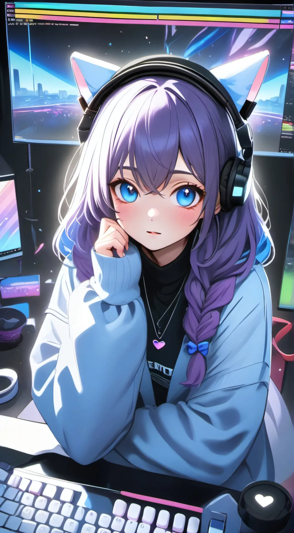 ai character: Mika background
