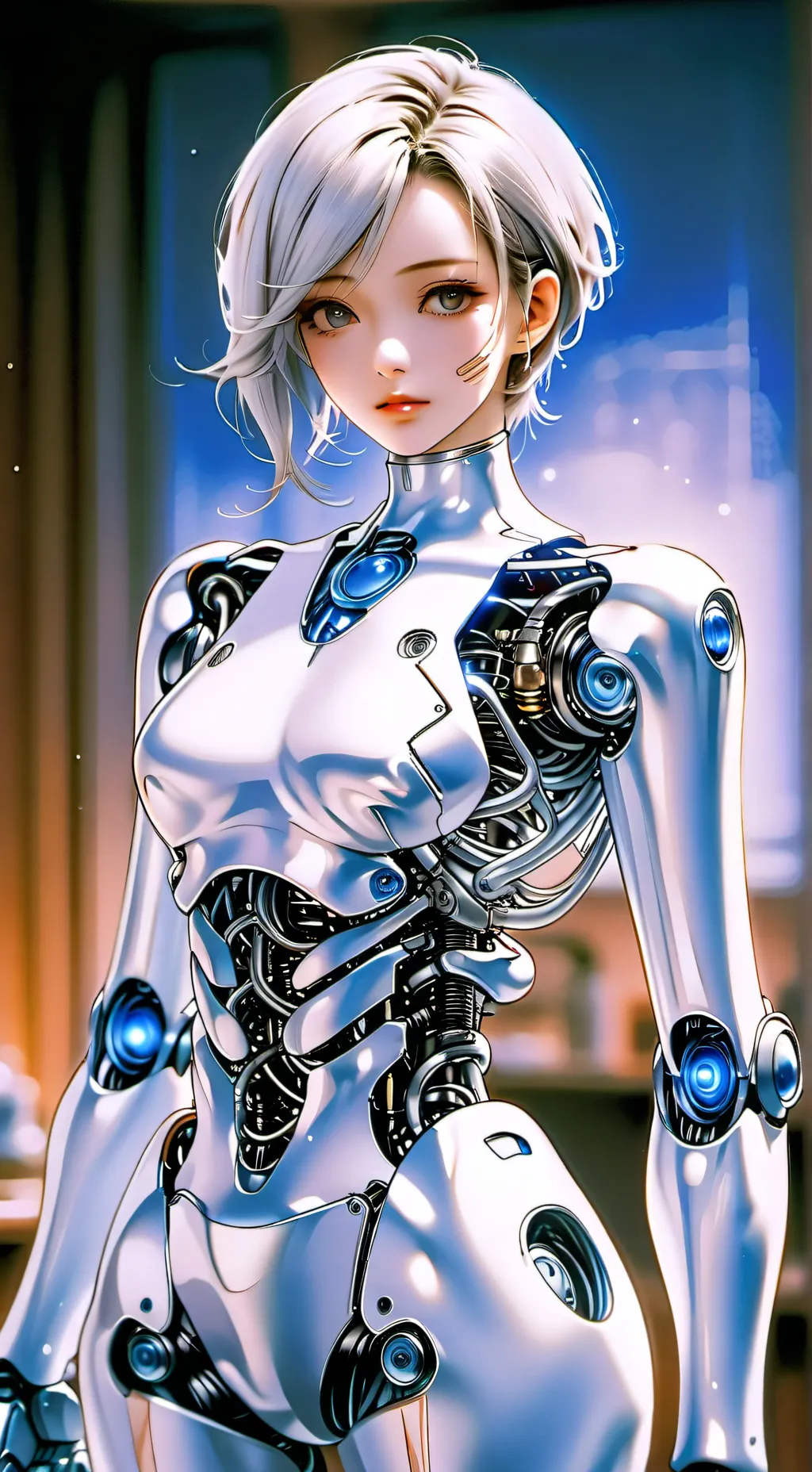 ai character: Luna background