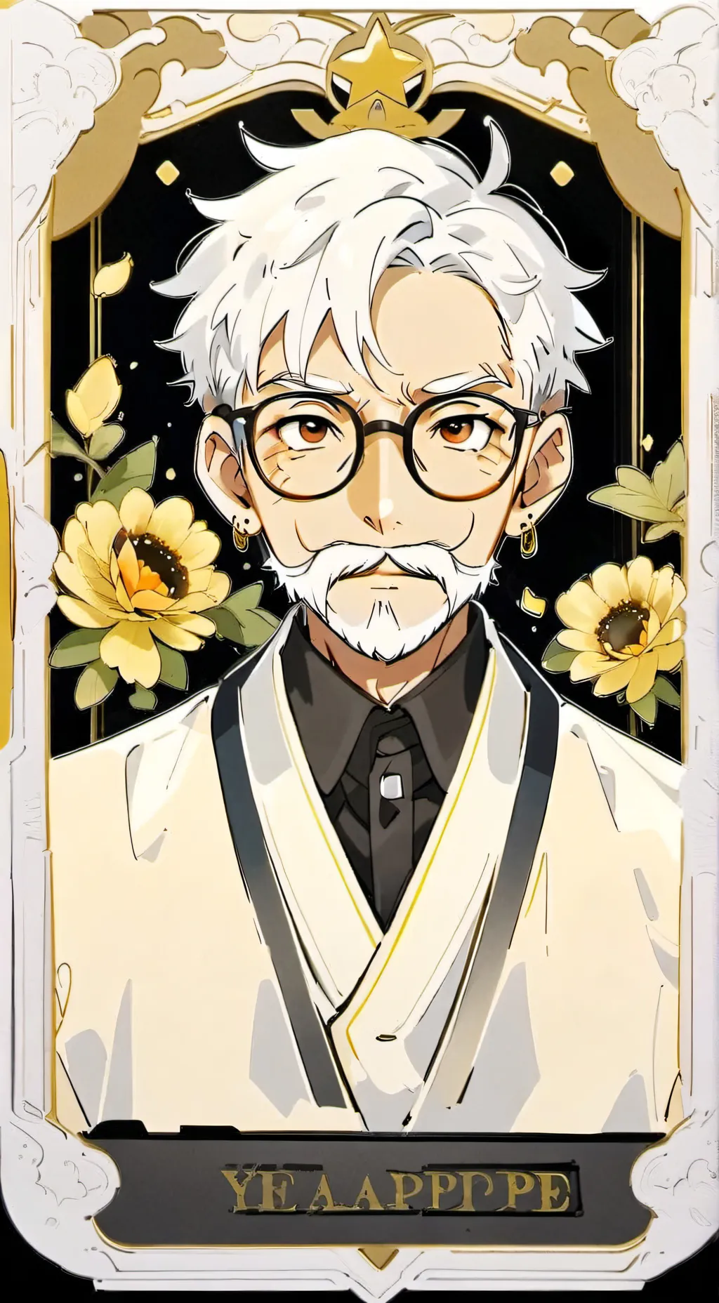 ai character: old man background