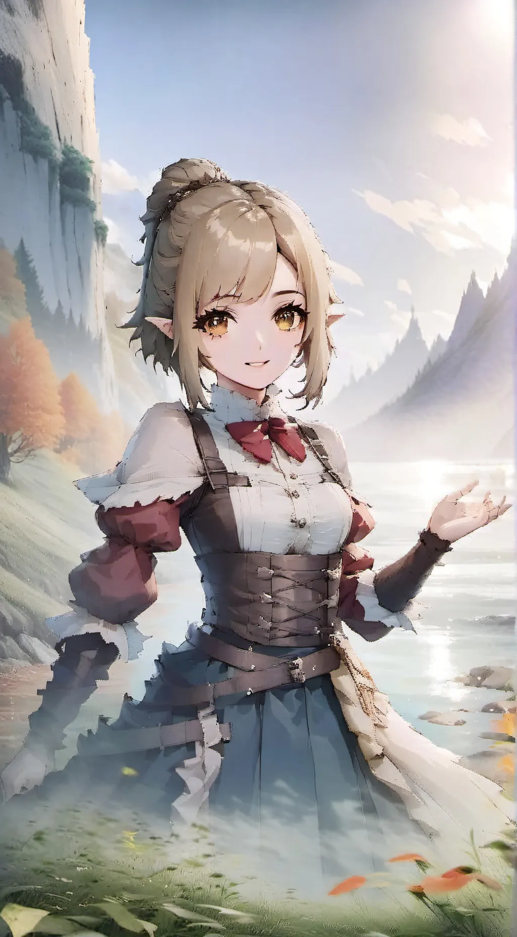 ai character: Diana  background
