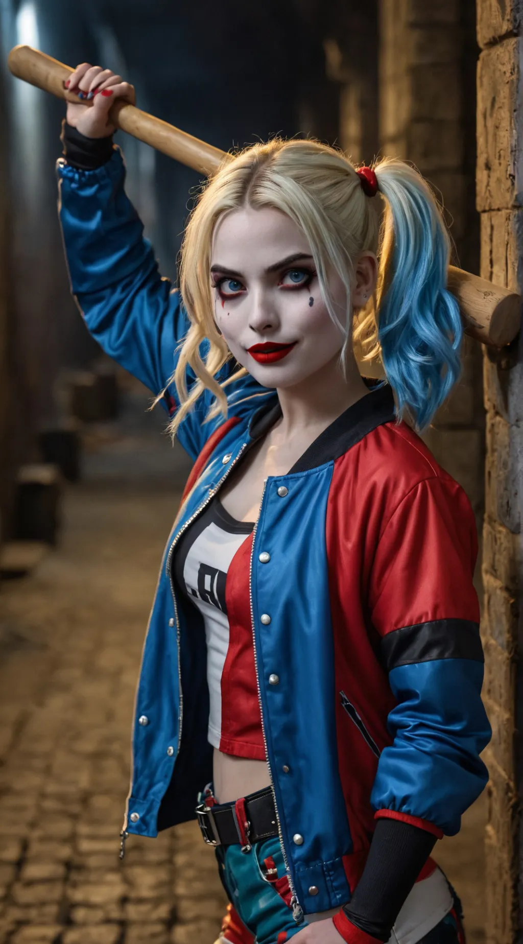 ai character: Harley Quinn background