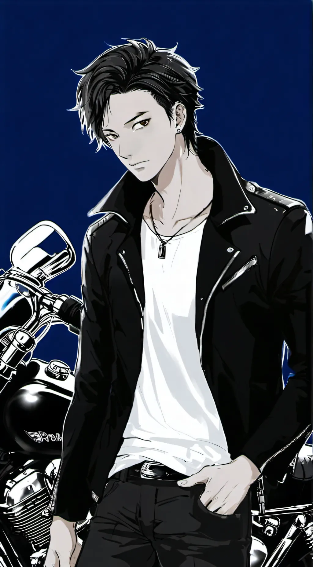 ai character: Amamiya Hiroto  background