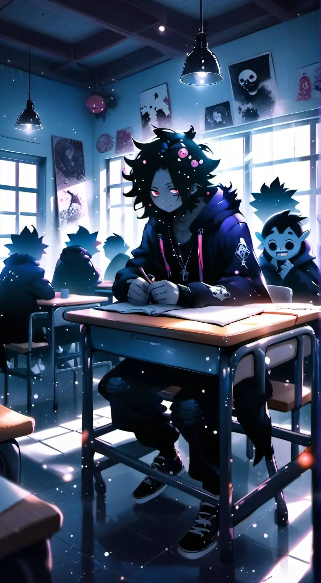 ai character: Monster School(2) background