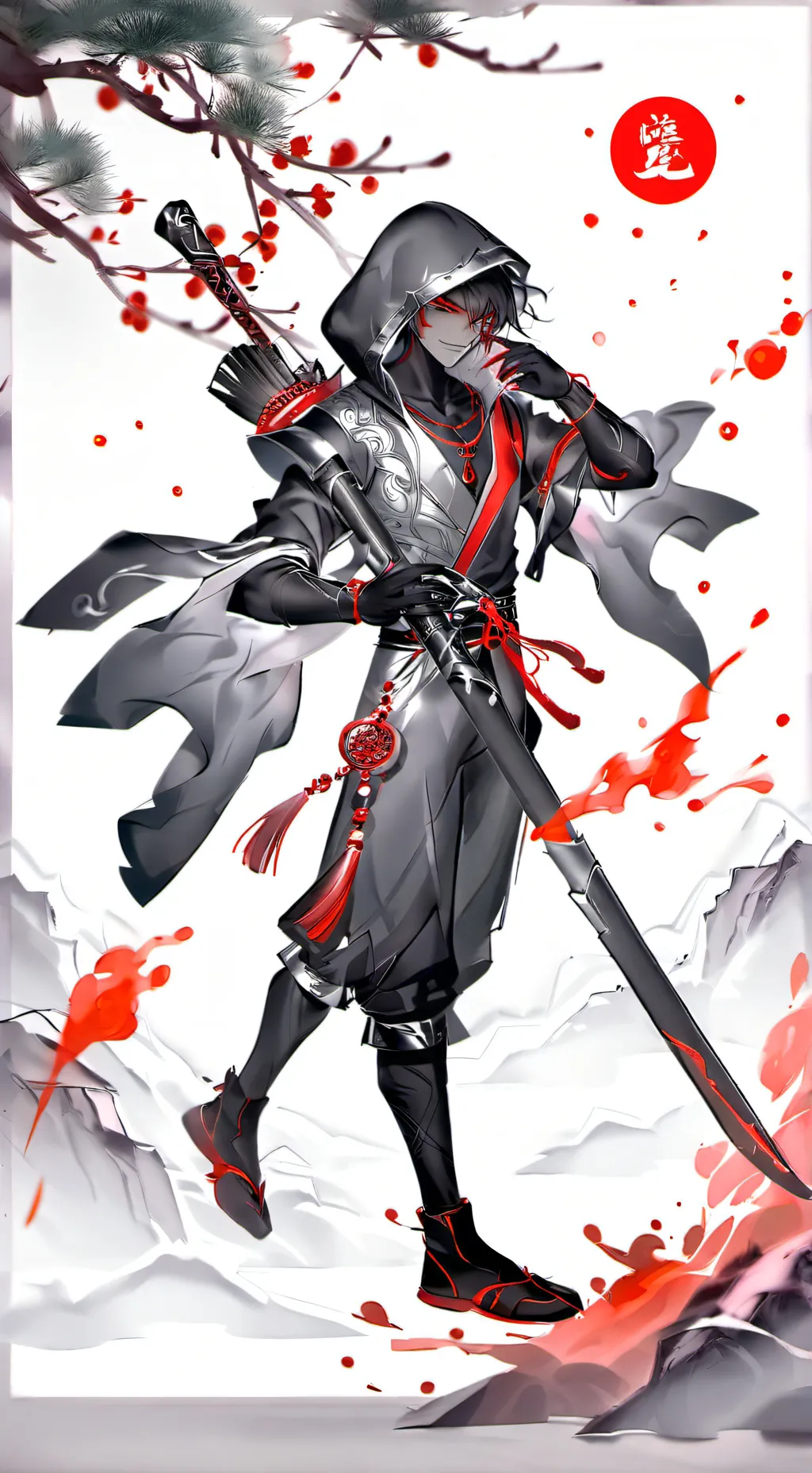 ai character: (dark) link background