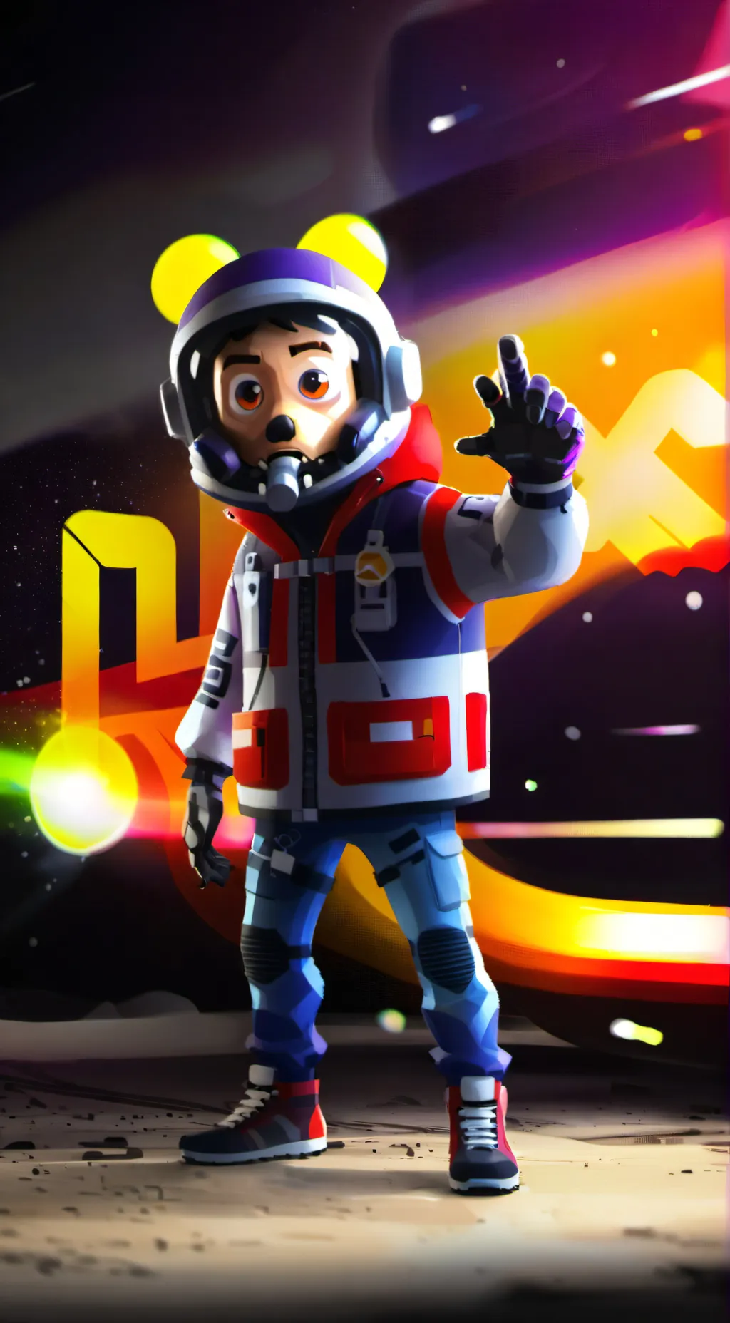 ai character: super sus background