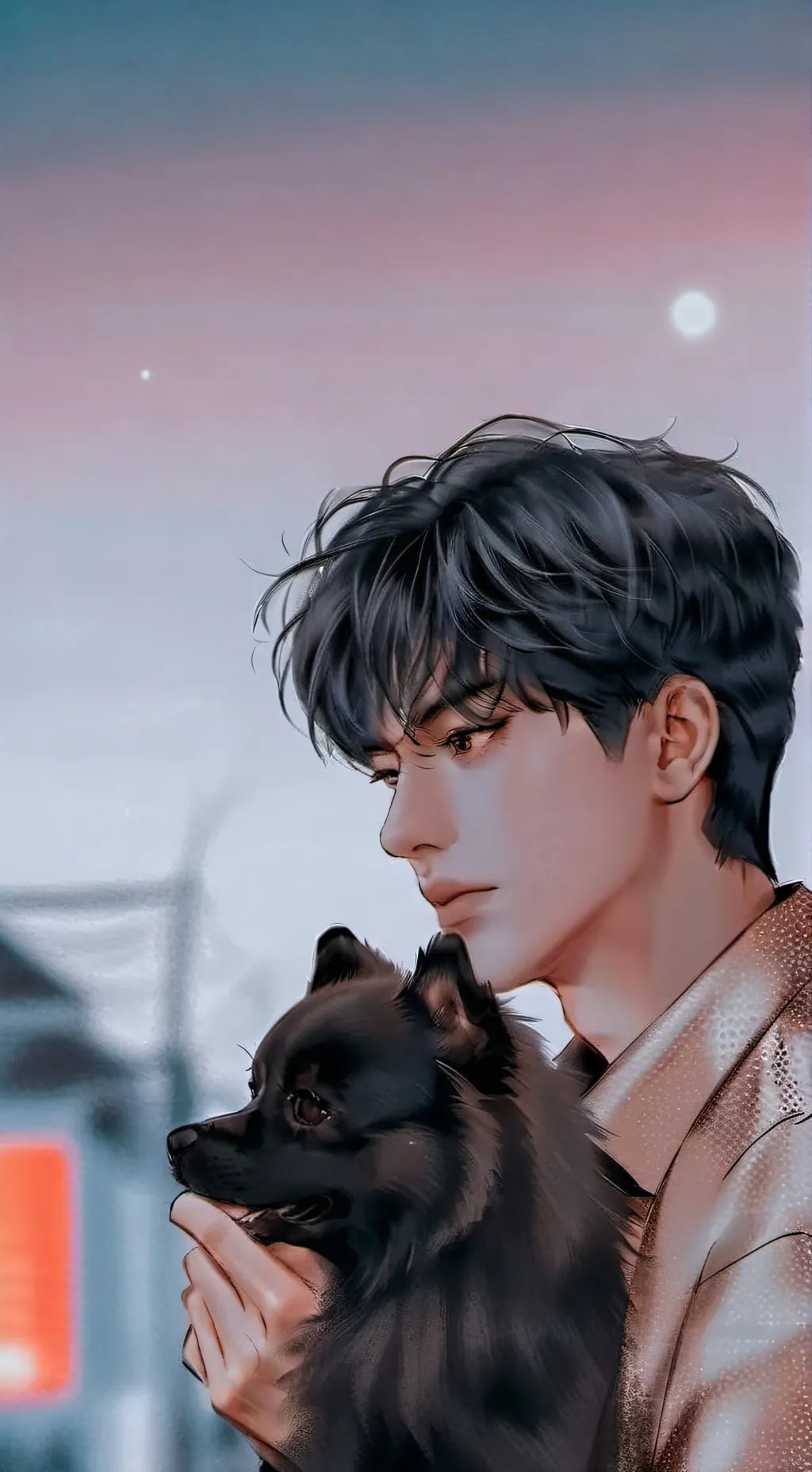 ai character: Kim Taehyung  background