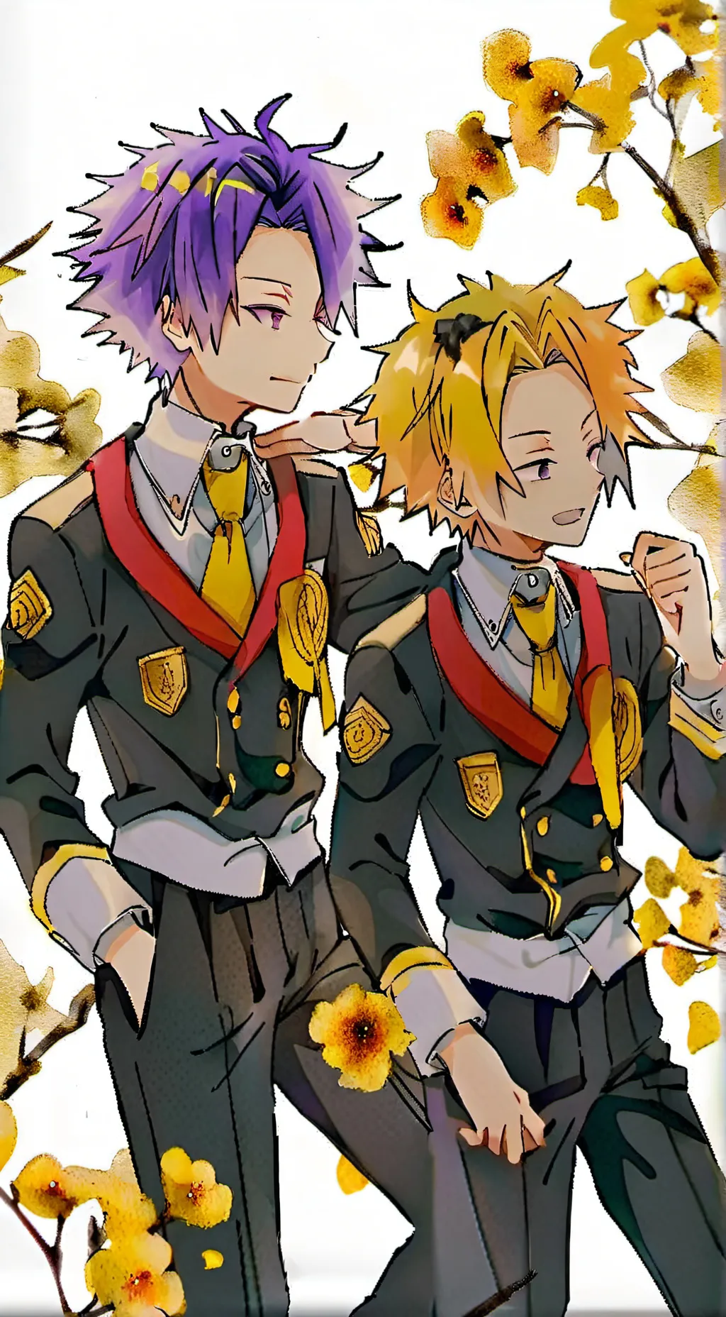 ai character: Hitoshi x Denki background