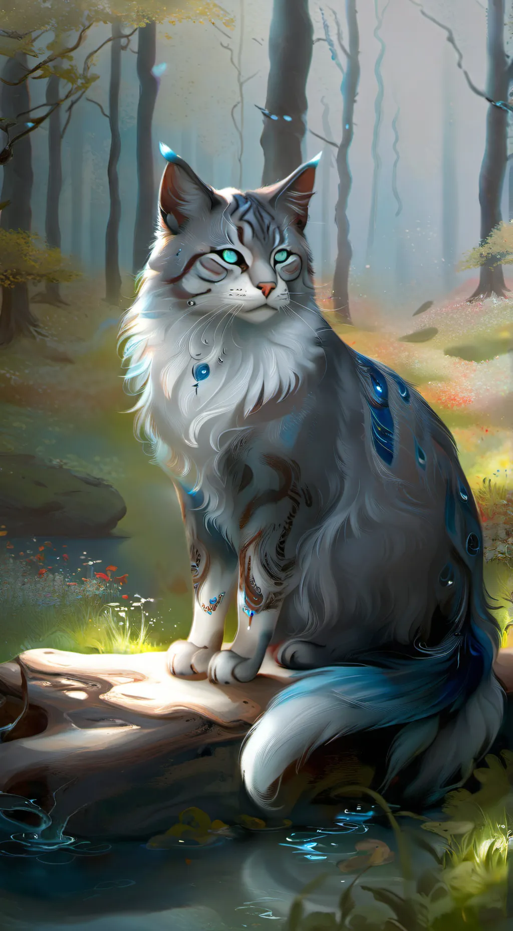 ai character: bluestar background