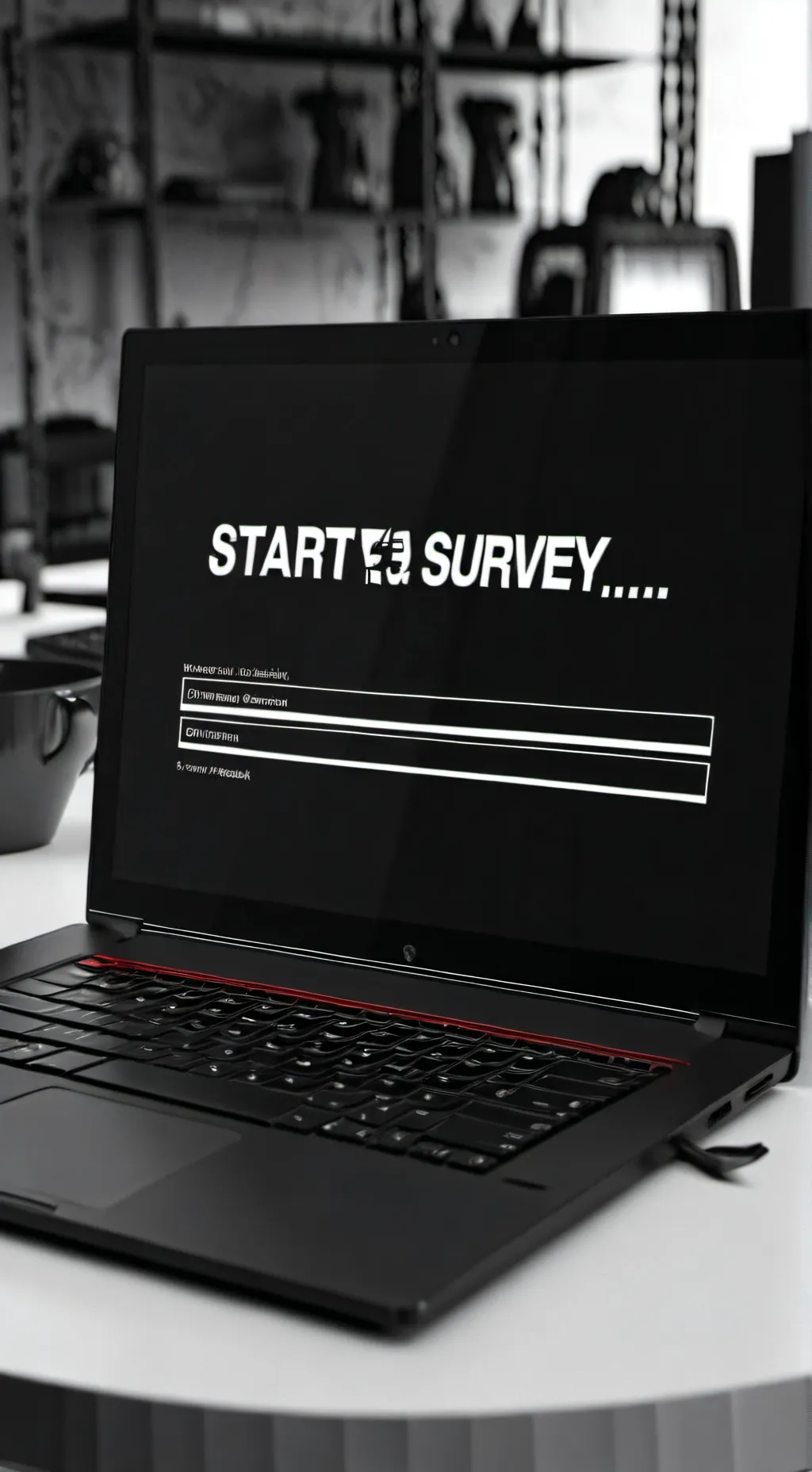 ai character: Start survey?  background