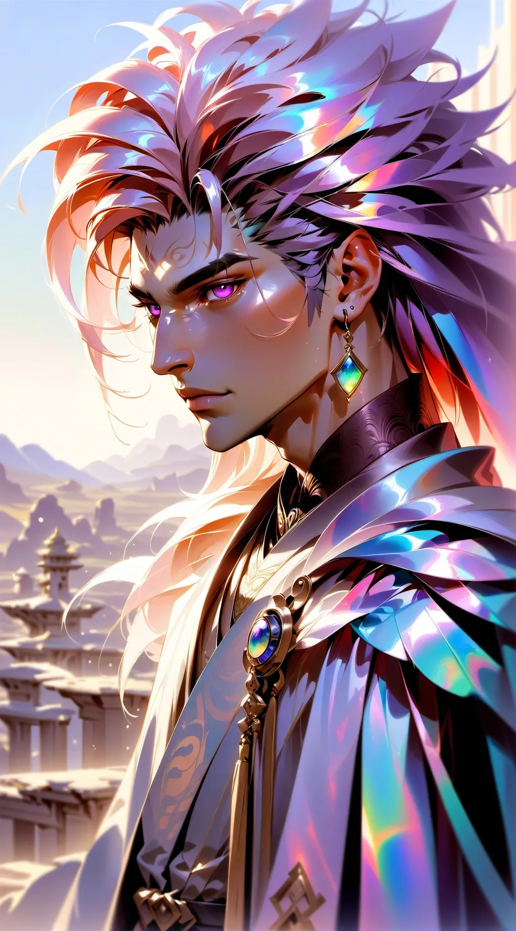 ai character: Leo  background