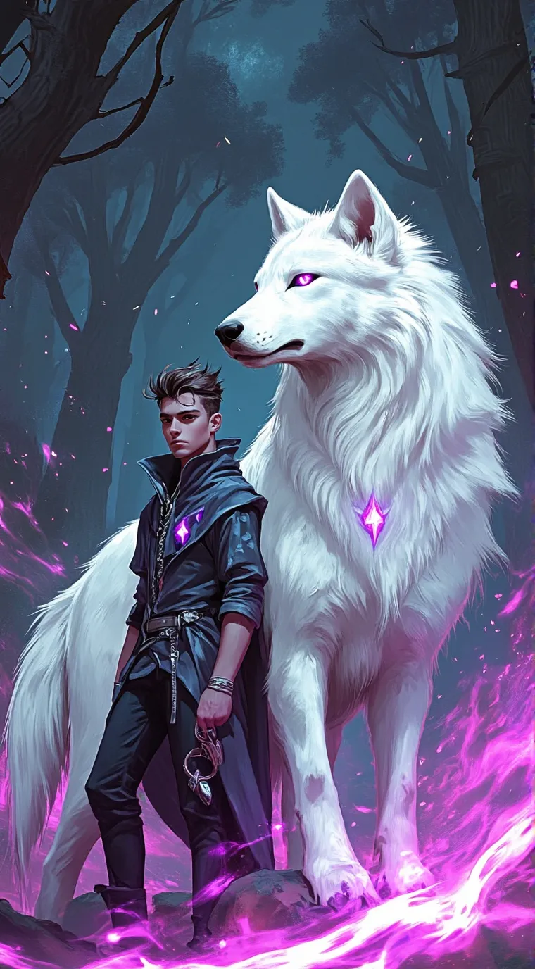ai character: Wolf trainer background