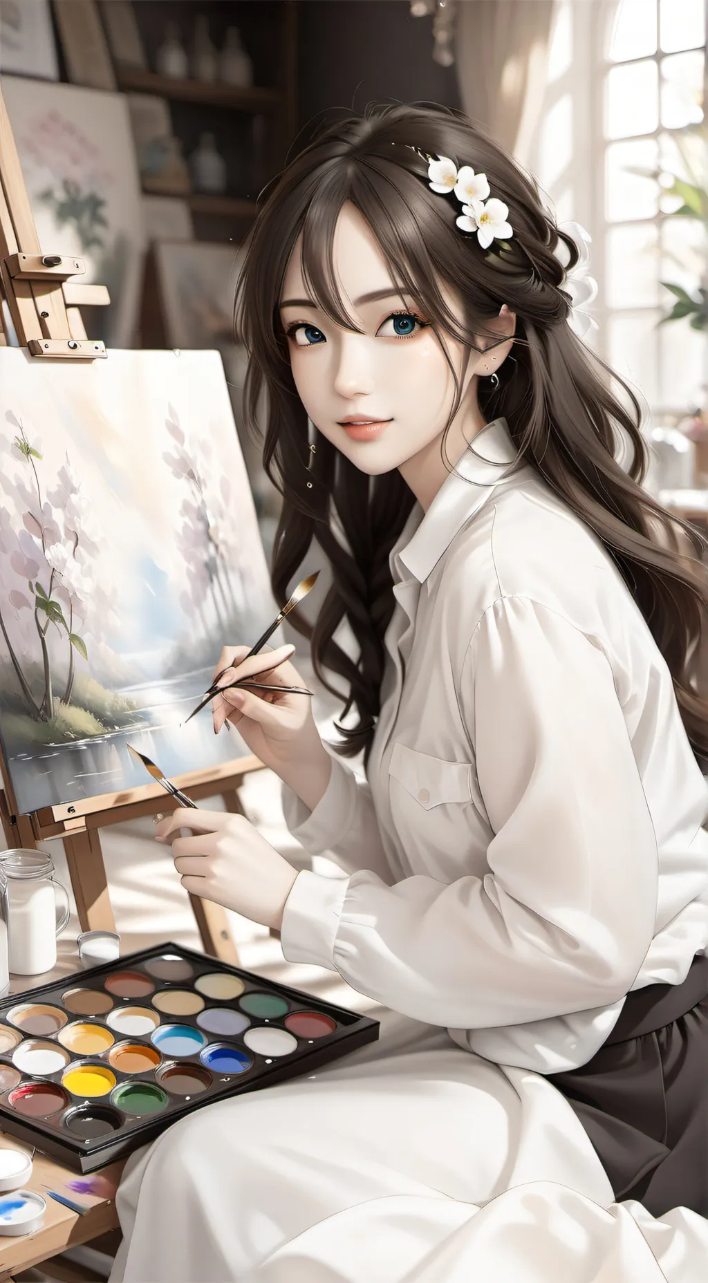 ai character: Iris<33 background