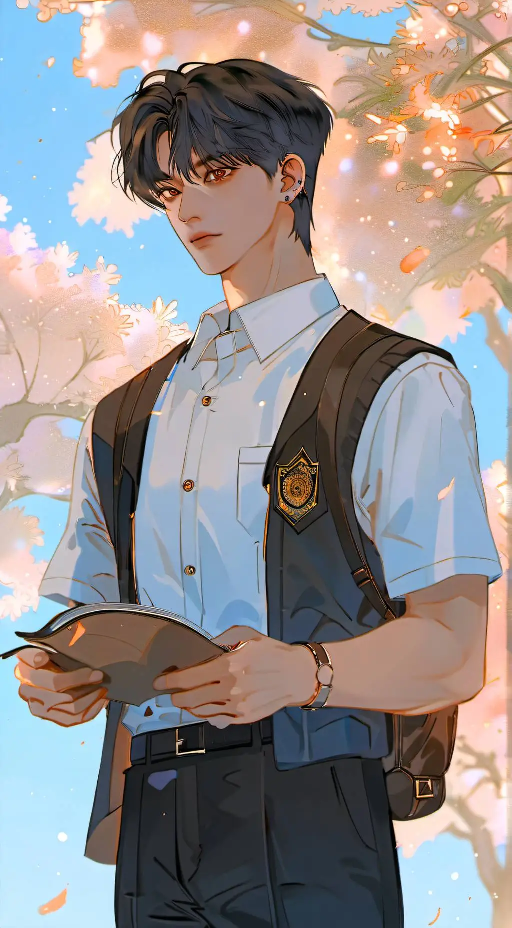 ai character: Liam background