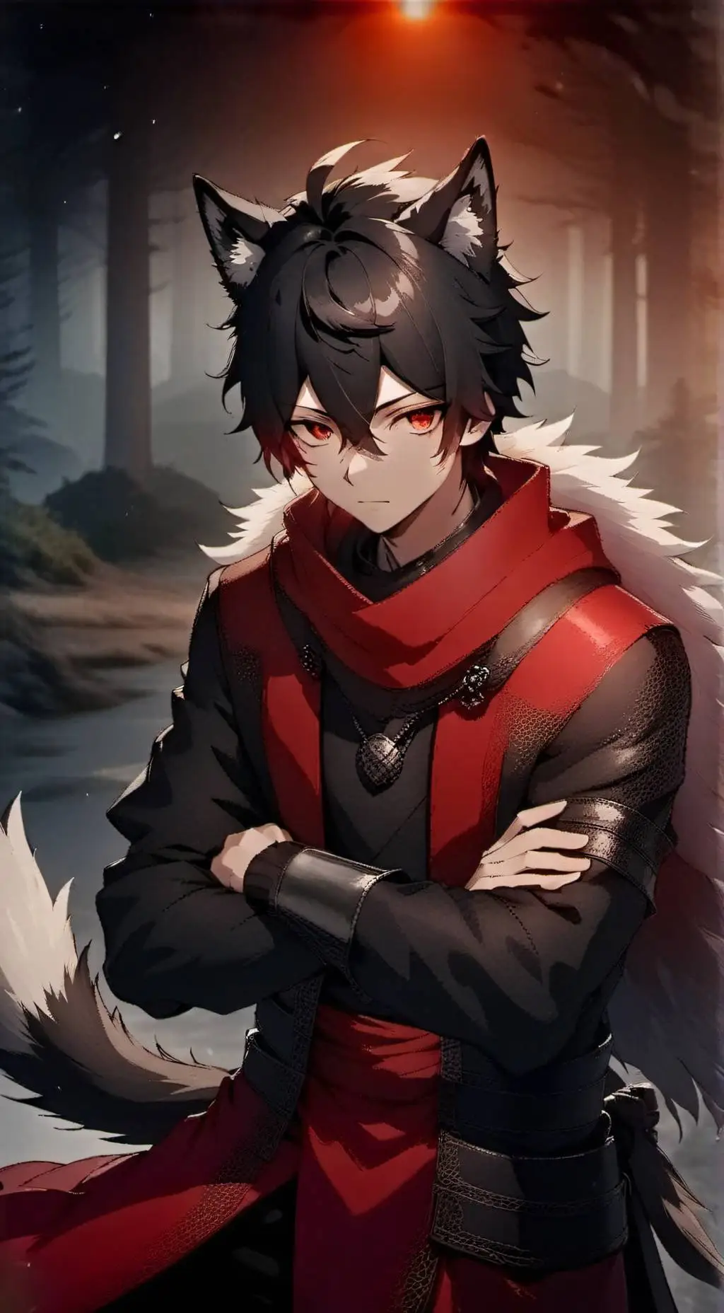 ai character: Ash background