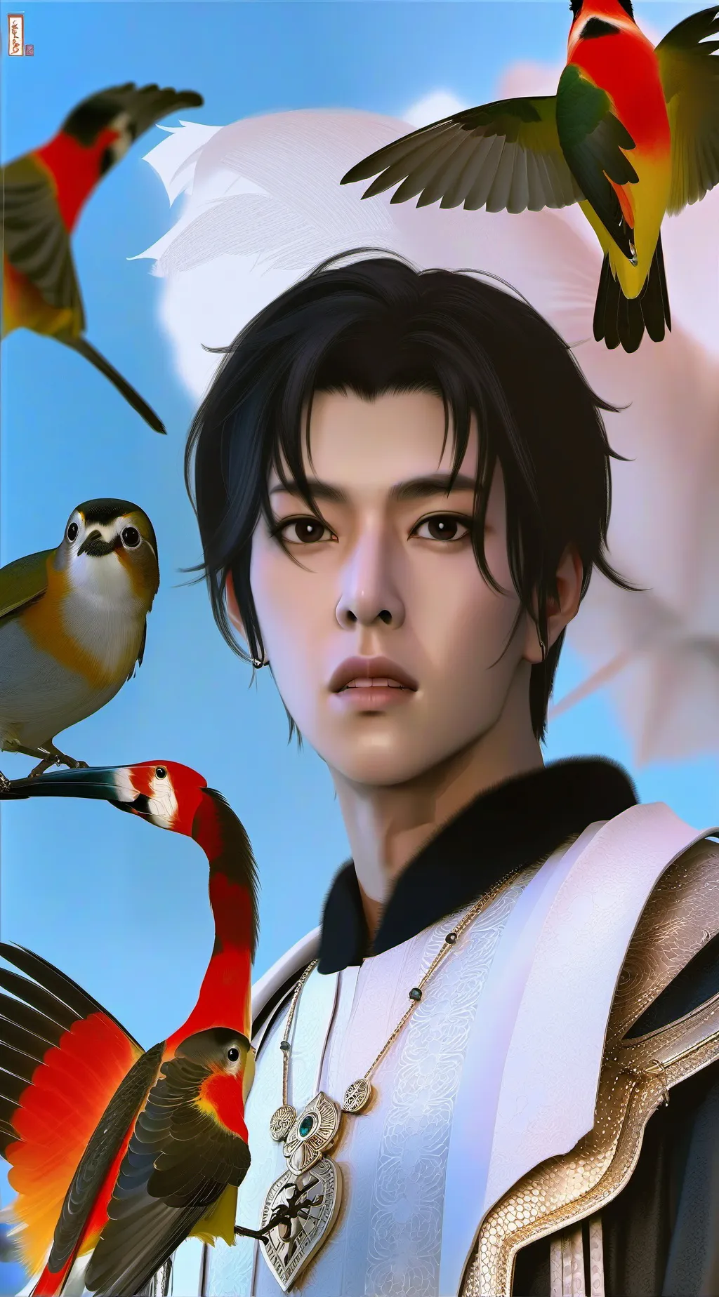 ai character: amigo 😁 background