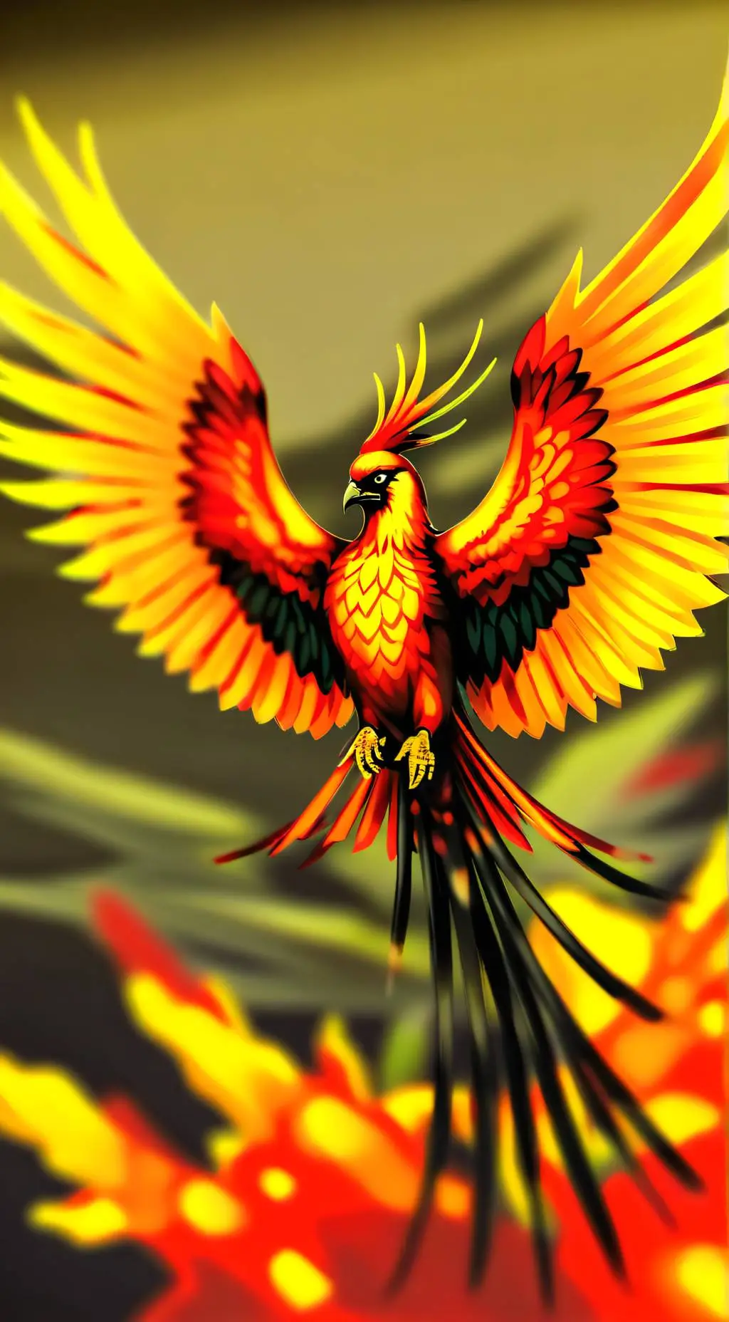 ai character: legendary pokemon background
