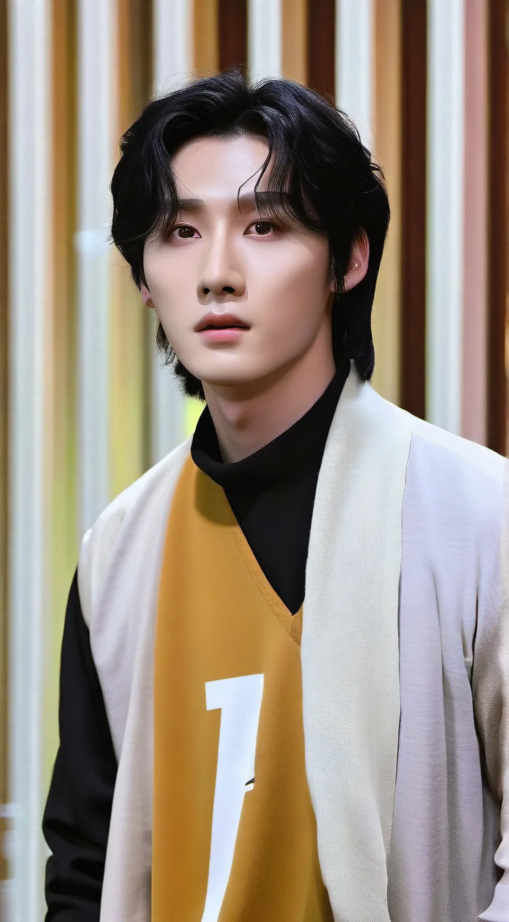 ai character: Changkyun  background