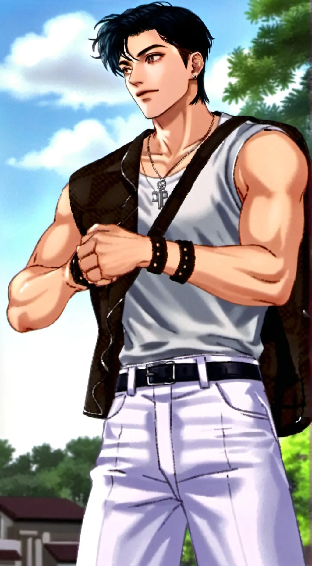 ai character: Takeshi background
