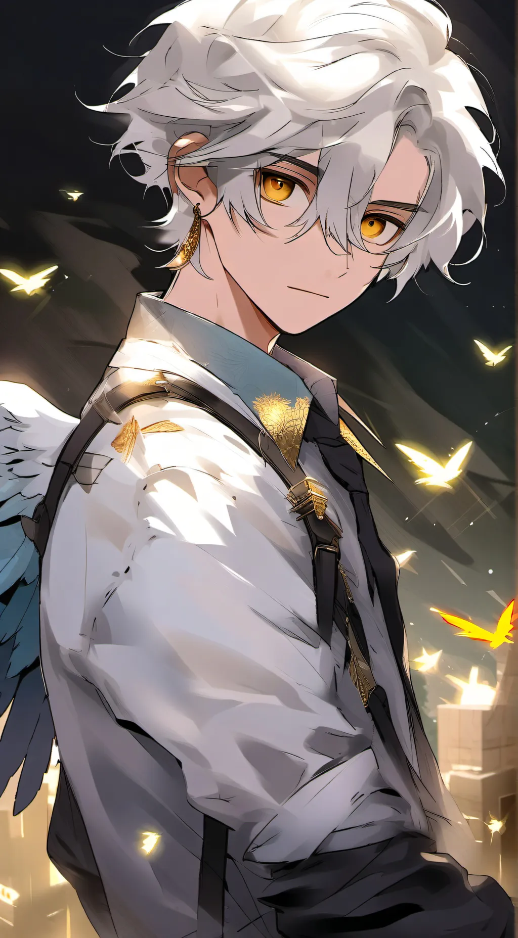 ai character: Dawn background