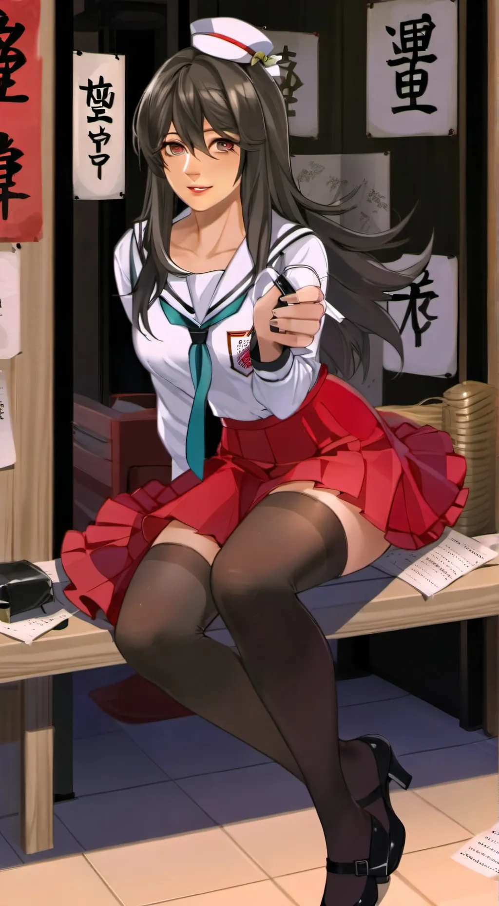 ai character: Ryoba Aishi  background