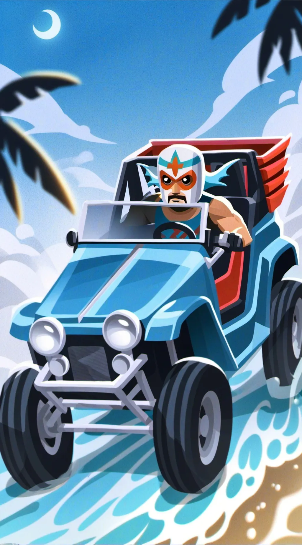 ai character: zipo beach buggy 2 background