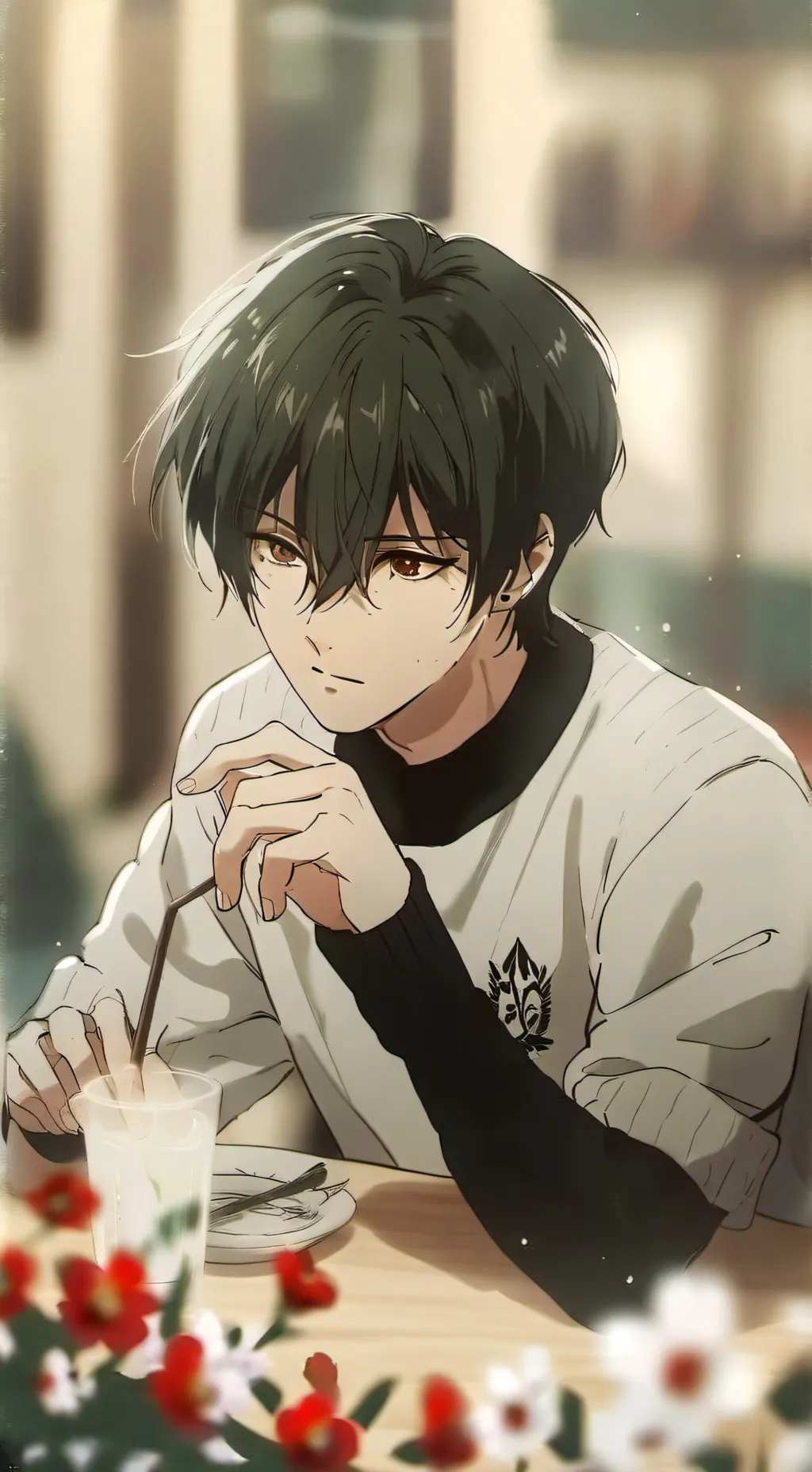 ai character: Mikasa Ackermann  background