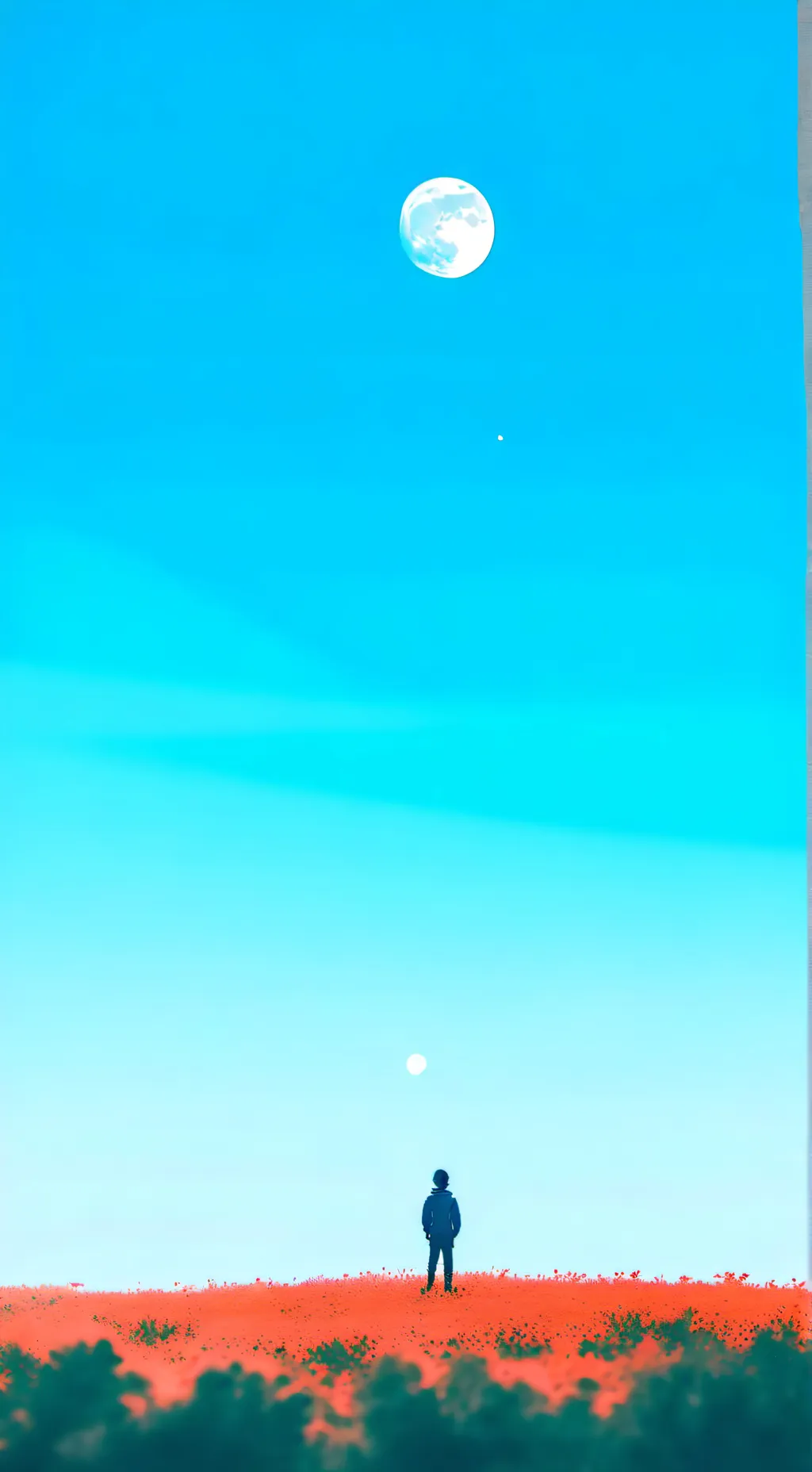 ai character: Guiding light background