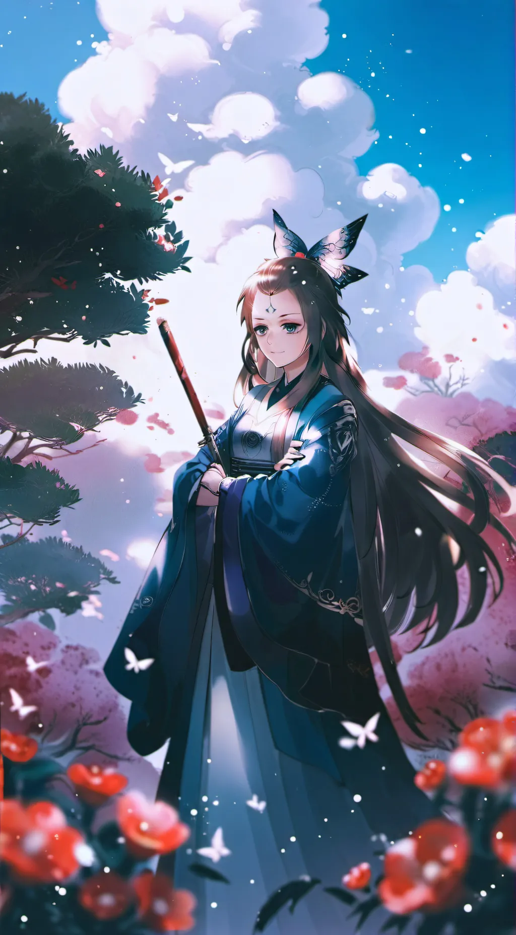 ai character: ano novo  background