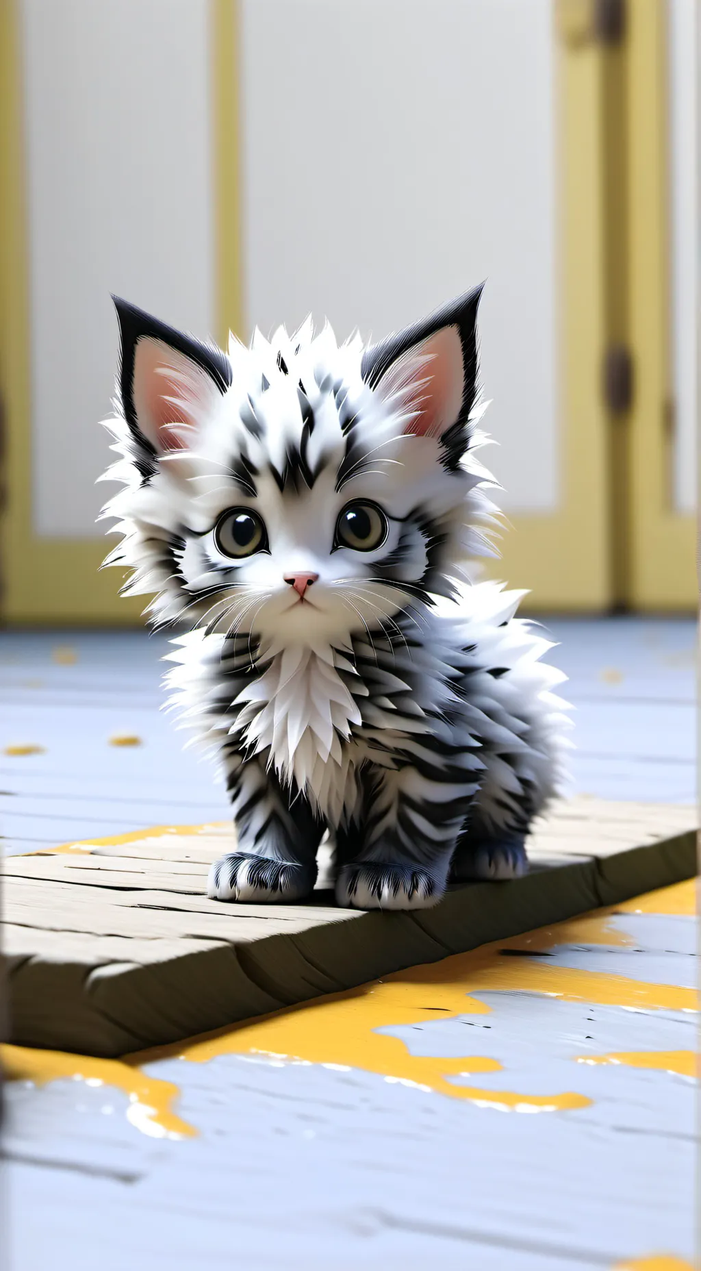 ai character: Kitten background