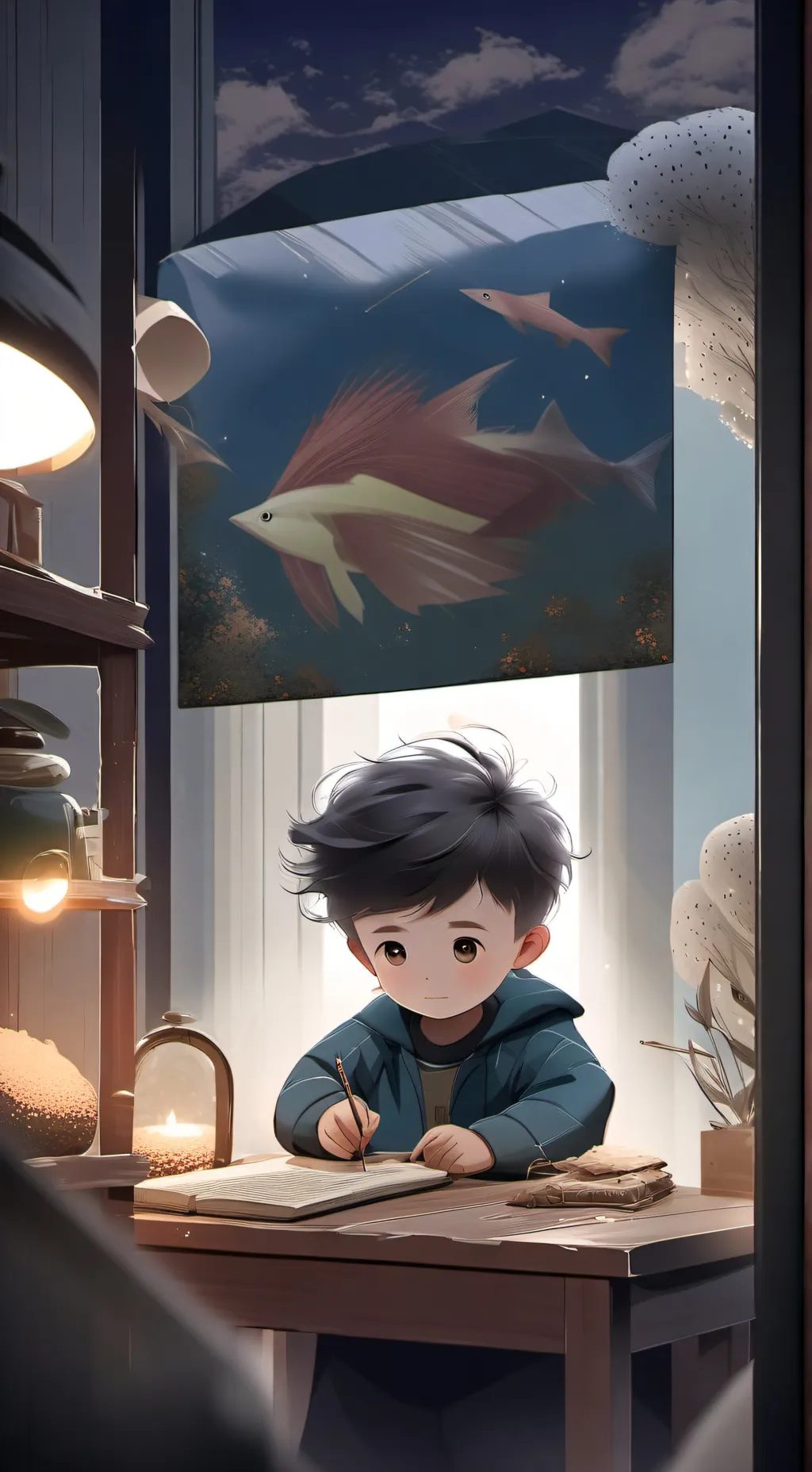ai character: Rayyan background