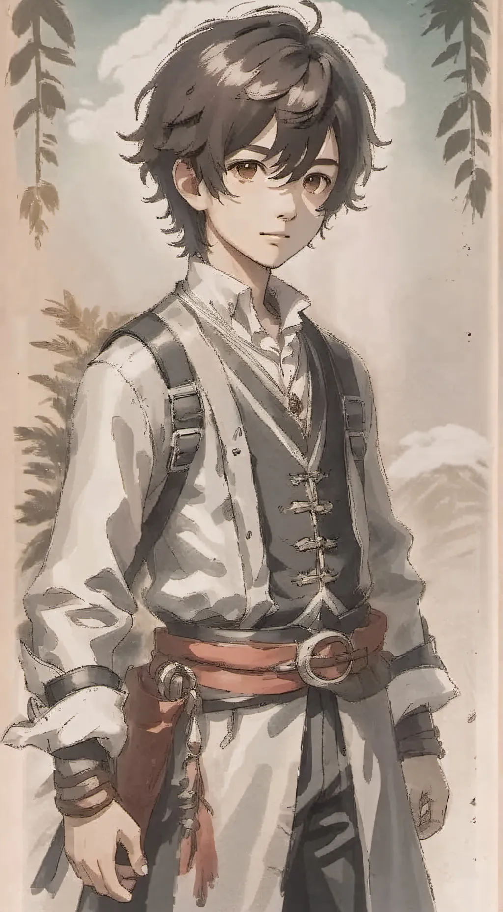 ai character: Arsen ur bff background