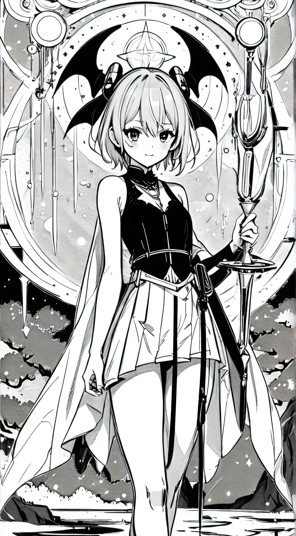 ai character: upormoon reaction  background