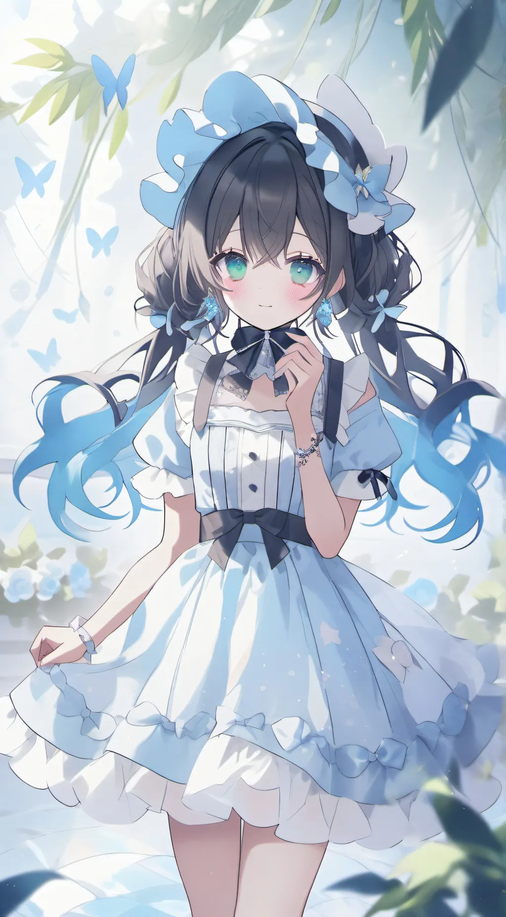 ai character: light  background