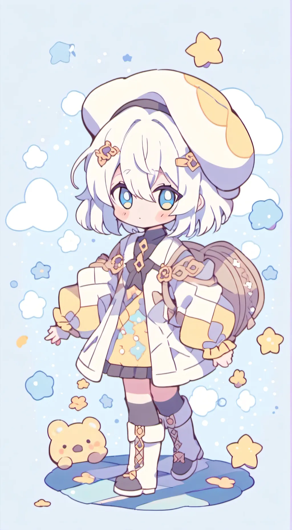 ai character: jjk sleepover background