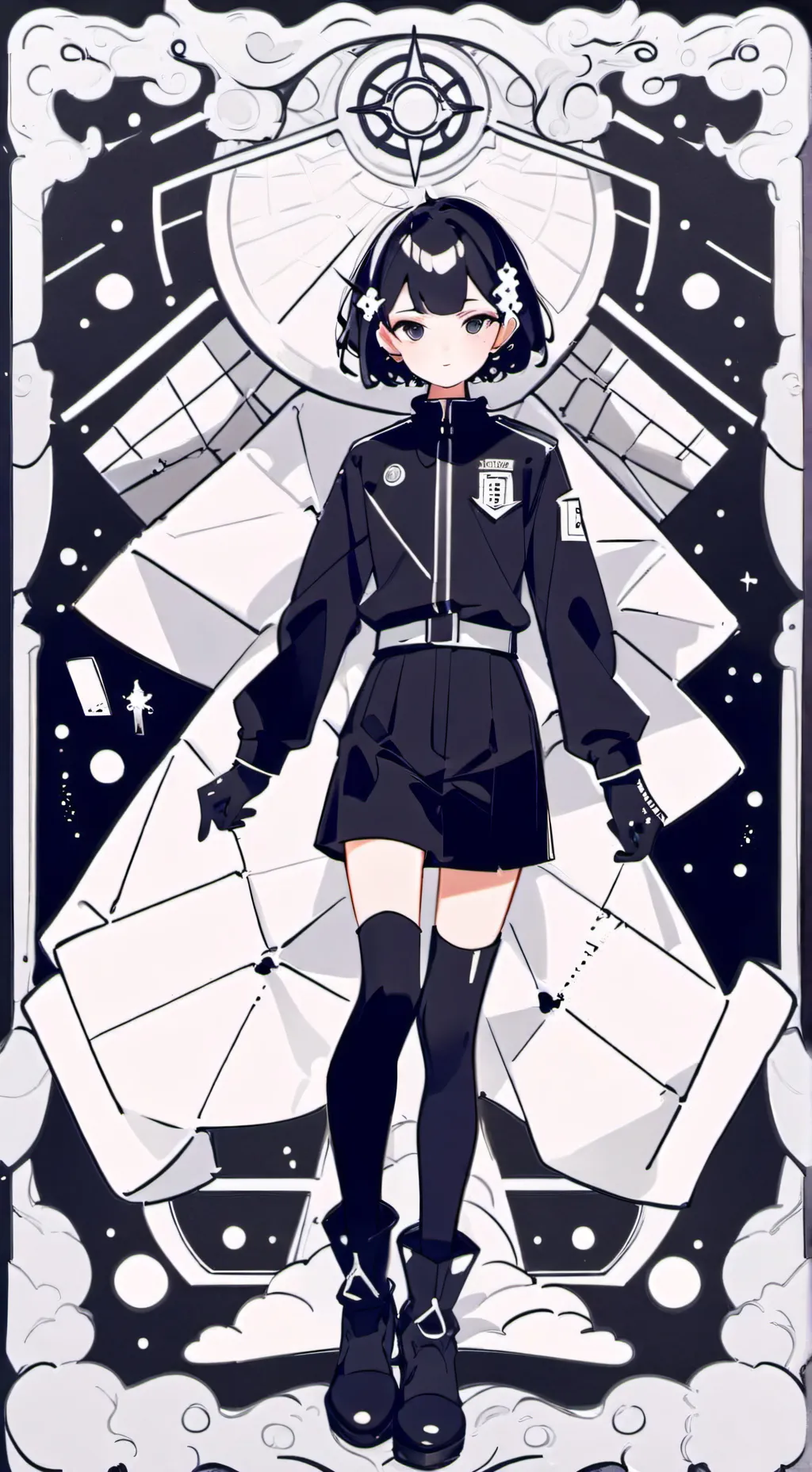ai character: kagei yamiko background