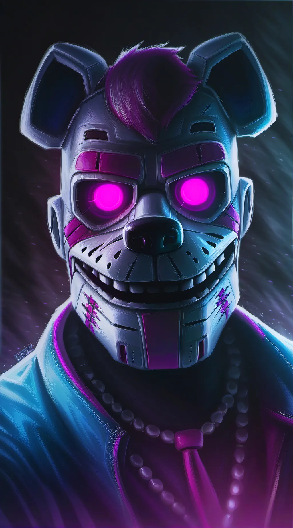 ai character: fnaf 6 background