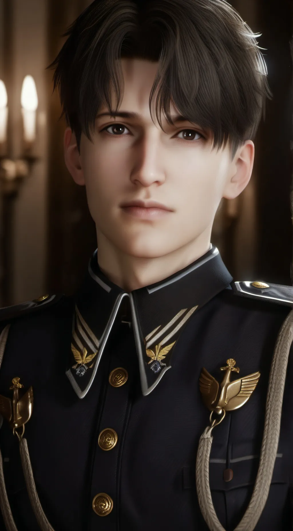 ai character: Germania(ma umano) background