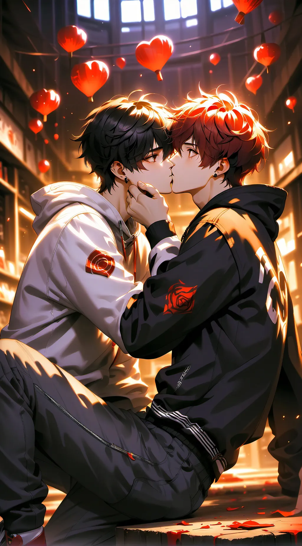 ai character: Leo+max background