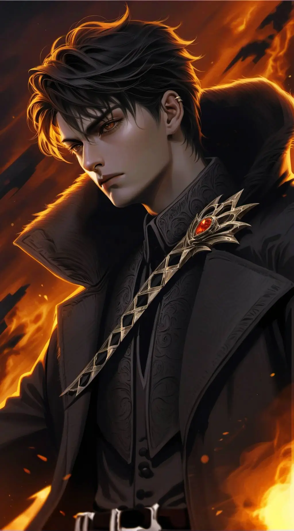 ai character: Ариэль.  background